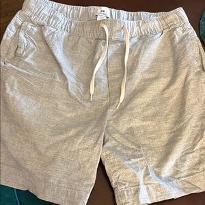 H&M Heather Gray Athletic Men's Shorts- cotton shorts perfect for casual wear